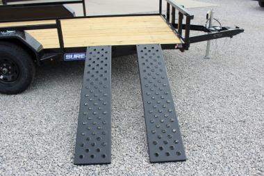 New 2025 Sure-Trac 7' x 14' Tandem Axle Tube Top ATV Trailer - 7000# GVW