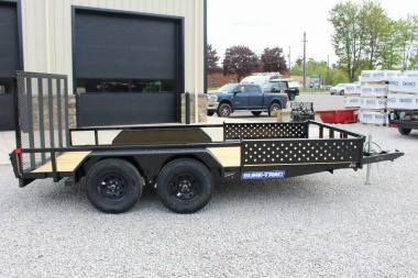 New 2025 Sure-Trac 7' x 14' Tandem Axle Tube Top ATV Trailer - 7000# GVW