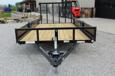 New 2025 Sure-Trac 7' x 14' Tandem Axle Tube Top ATV Trailer - 7000# GVW