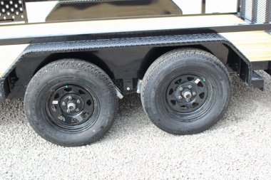 New 2025 Sure-Trac 7' x 14' Tandem Axle Tube Top ATV Trailer - 7000# GVW