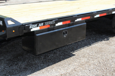 New 2025 Moritz 8' 6" x 20' + 4' Deckover Flatbed w/ Beavertail - Aluminum Ramps - 14,000# GVW