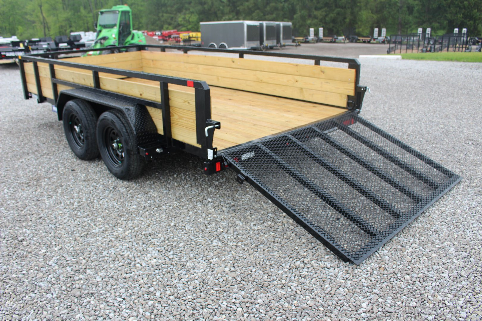 New 2025 Sure-Trac 7' x 14' 3-Board High Side Utility Trailer - 7000# GVW
