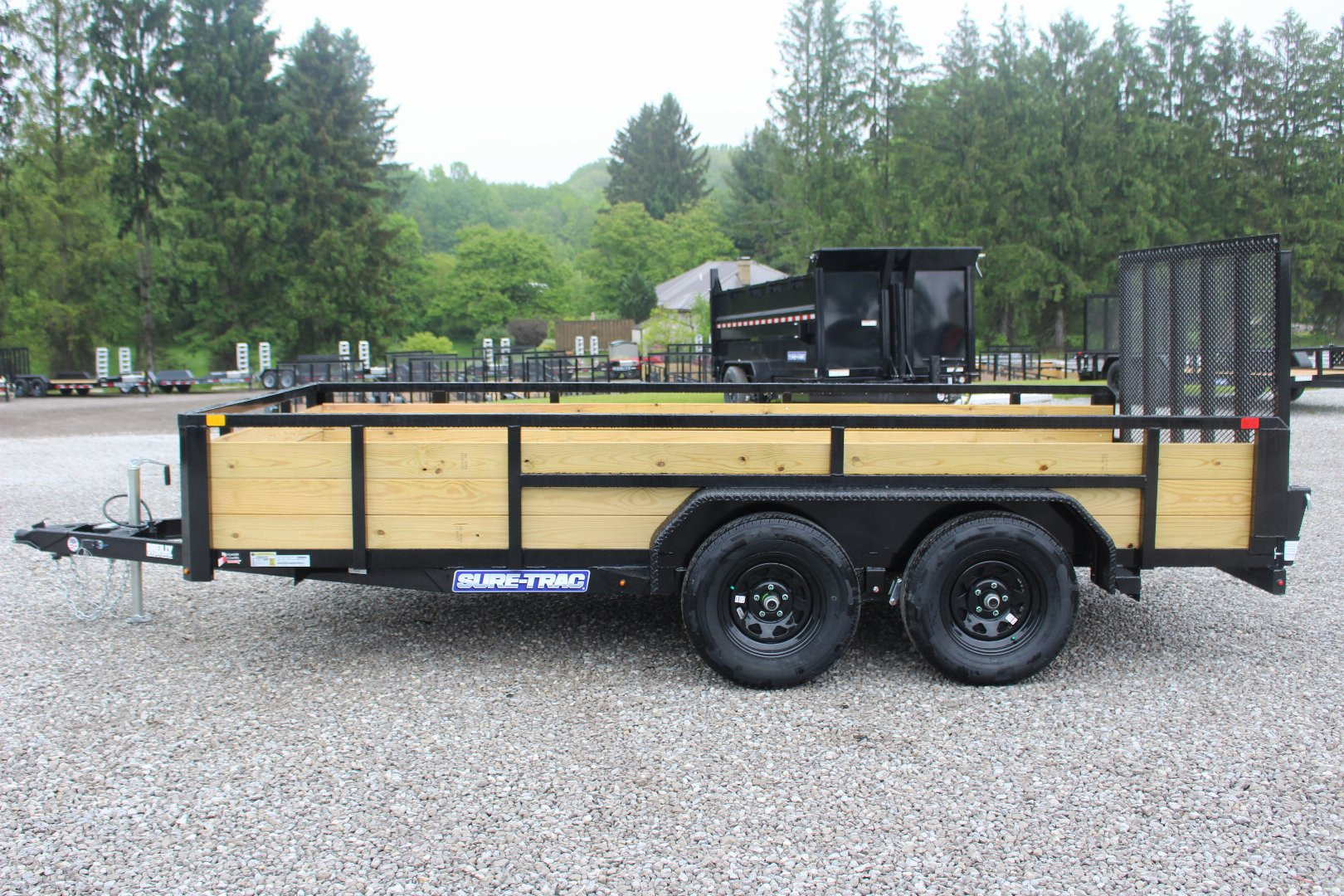 New 2025 Sure-Trac 7' x 14' 3-Board High Side Utility Trailer - 7000# GVW