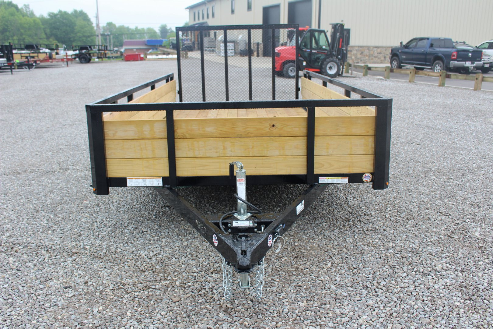 New 2025 Sure-Trac 7' x 14' 3-Board High Side Utility Trailer - 7000# GVW