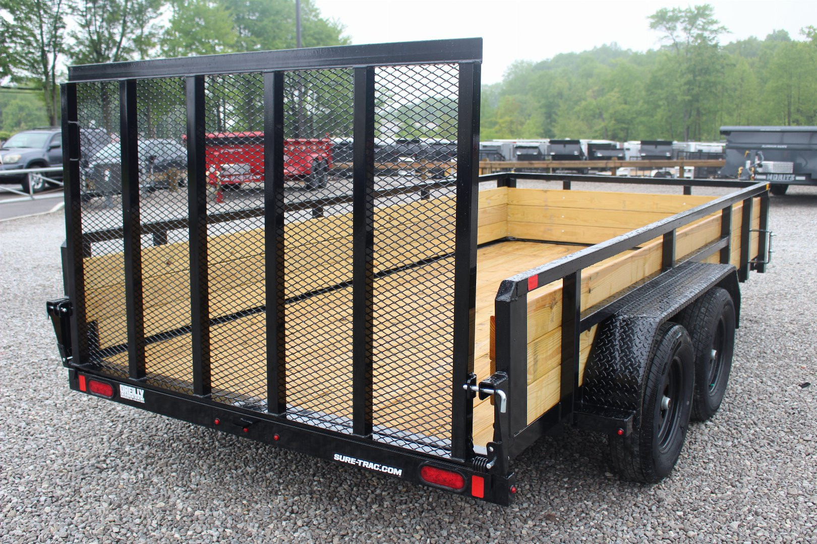 New 2025 Sure-Trac 7' x 14' 3-Board High Side Utility Trailer - 7000# GVW