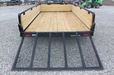 New 2025 Sure-Trac 7' x 14' 3-Board High Side Utility Trailer - 7000# GVW