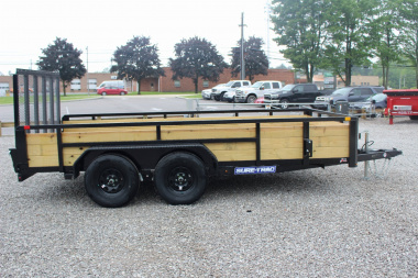 New 2025 Sure-Trac 7' x 14' 3-Board High Side Utility Trailer - 7000# GVW