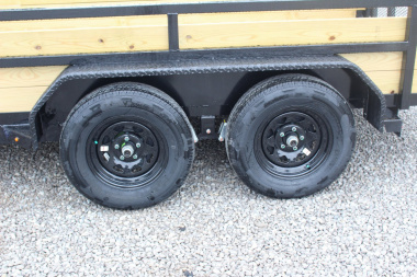 New 2025 Sure-Trac 7' x 14' 3-Board High Side Utility Trailer - 7000# GVW