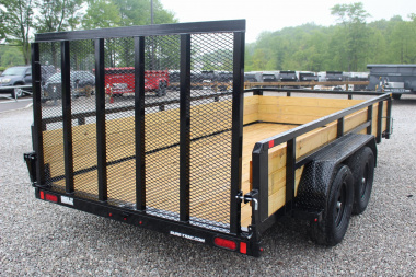 New 2025 Sure-Trac 7' x 14' 3-Board High Side Utility Trailer - 7000# GVW