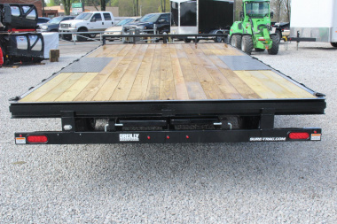 New 2025 Sure-Trac 8.5' x 18' Low Profile Deckover Flatbed Trailer With Steel Ramps - 9900# GVW