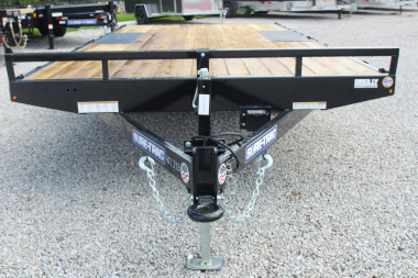 New 2025 Sure-Trac 8.5' x 18' Low Profile Deckover Flatbed Trailer With Steel Ramps - 9900# GVW