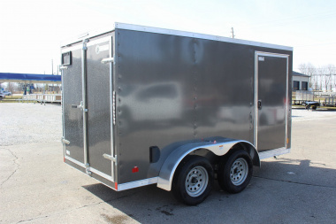 New 2025 Darkhorse Cargo DHW 6' x 12' Enclosed Trailer - DOUBLE REAR DOOR- 6' Interior Height - 7000# GVW