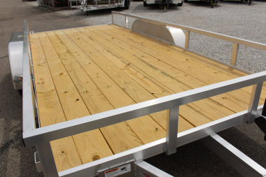 New 2025 H & H 6' 10"  x 16' Aluminum Utility Trailer - BiFold Ramp - 7000# GVW