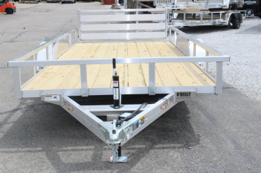 New 2025 H & H 6' 10"  x 16' Aluminum Utility Trailer - BiFold Ramp - 7000# GVW