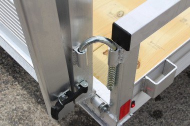 New 2025 H & H 6' 10"  x 16' Aluminum Utility Trailer - BiFold Ramp - 7000# GVW