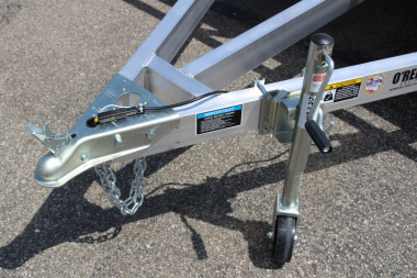 New 2025 H & H 6' 10" x 14' Aluminum Utility Trailer - BiFold Ramp - 2990# GVW
