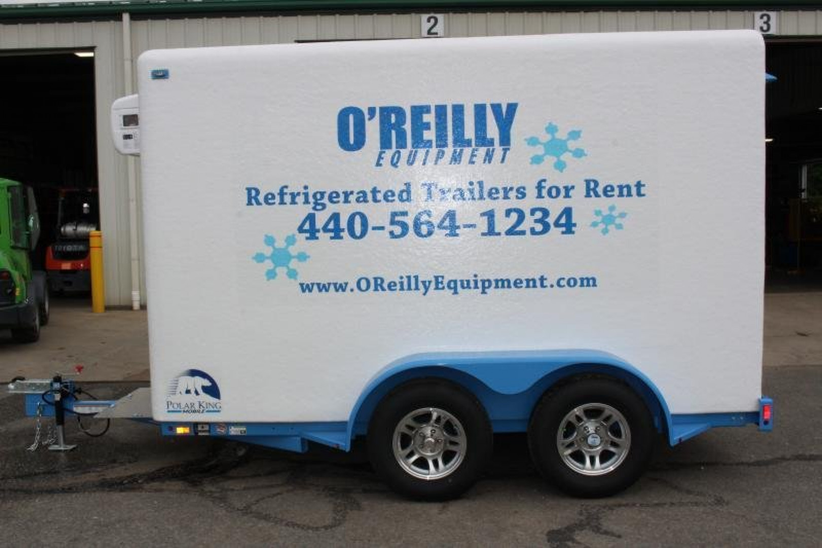 Used 2022 Polar King Mobile PKM616 Refrigerated Trailer With GOVI Arktik 2000 Refrigeration Unit