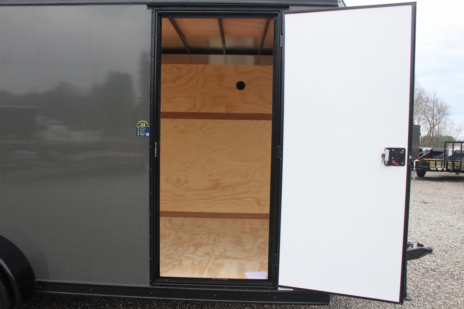 New 2025 United UJ-S 7' x 16' Enclosed Cargo Trailer - 7000# GVW - RAMP DOOR - 6.5' INTERIOR HEIGHT