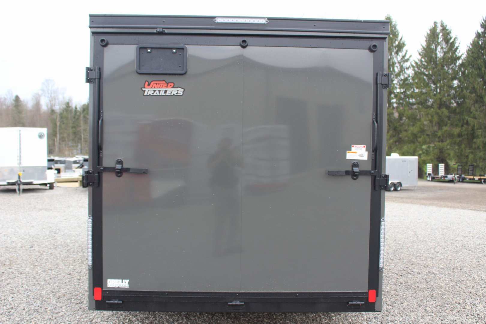 New 2025 United UJ-S 7' x 16' Enclosed Cargo Trailer - 7000# GVW - RAMP DOOR - 6.5' INTERIOR HEIGHT