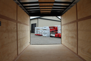 New 2025 United UJ-S 7' x 16' Enclosed Cargo Trailer - 7000# GVW - RAMP DOOR - 6.5' INTERIOR HEIGHT