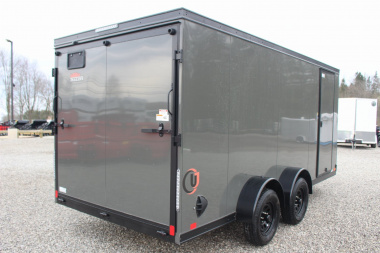 New 2025 United UJ-S 7' x 16' Enclosed Cargo Trailer - 7000# GVW - RAMP DOOR - 6.5' INTERIOR HEIGHT