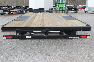 New 2025 Sure-Trac 8.5' x 16' Low Profile Deckover Flatbed Trailer With Steel Ramps - 9900# GVW