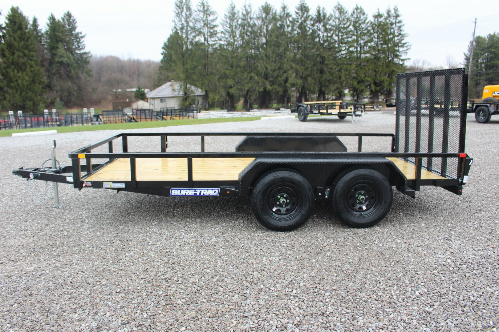 New 2025 Sure-Trac 7' x 14' Tandem Axle Tube Top Utility Trailer - 7000# GVW