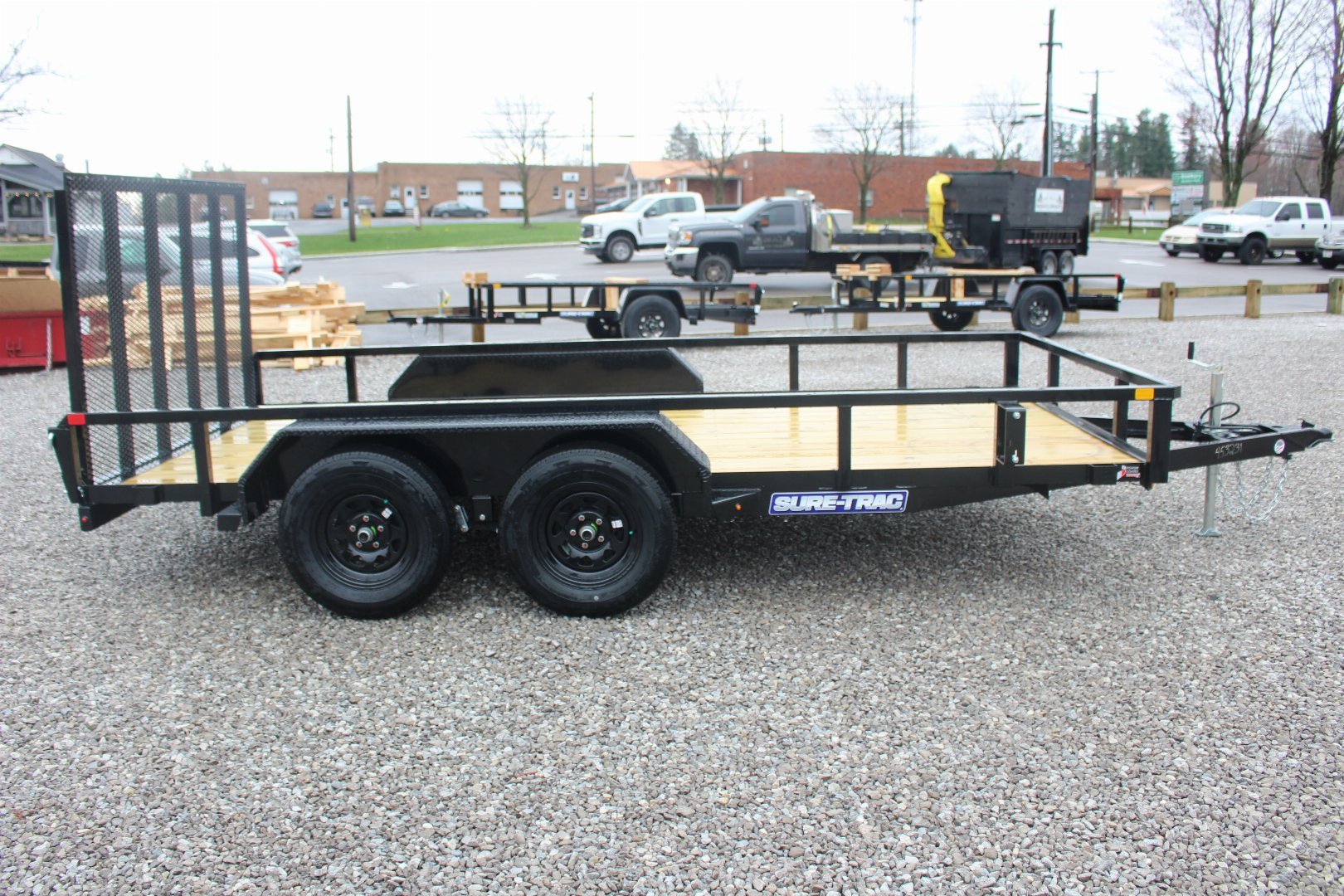 New 2025 Sure-Trac 7' x 14' Tandem Axle Tube Top Utility Trailer - 7000# GVW