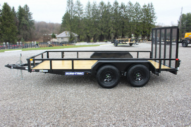 New 2025 Sure-Trac 7' x 14' Tandem Axle Tube Top Utility Trailer - 7000# GVW