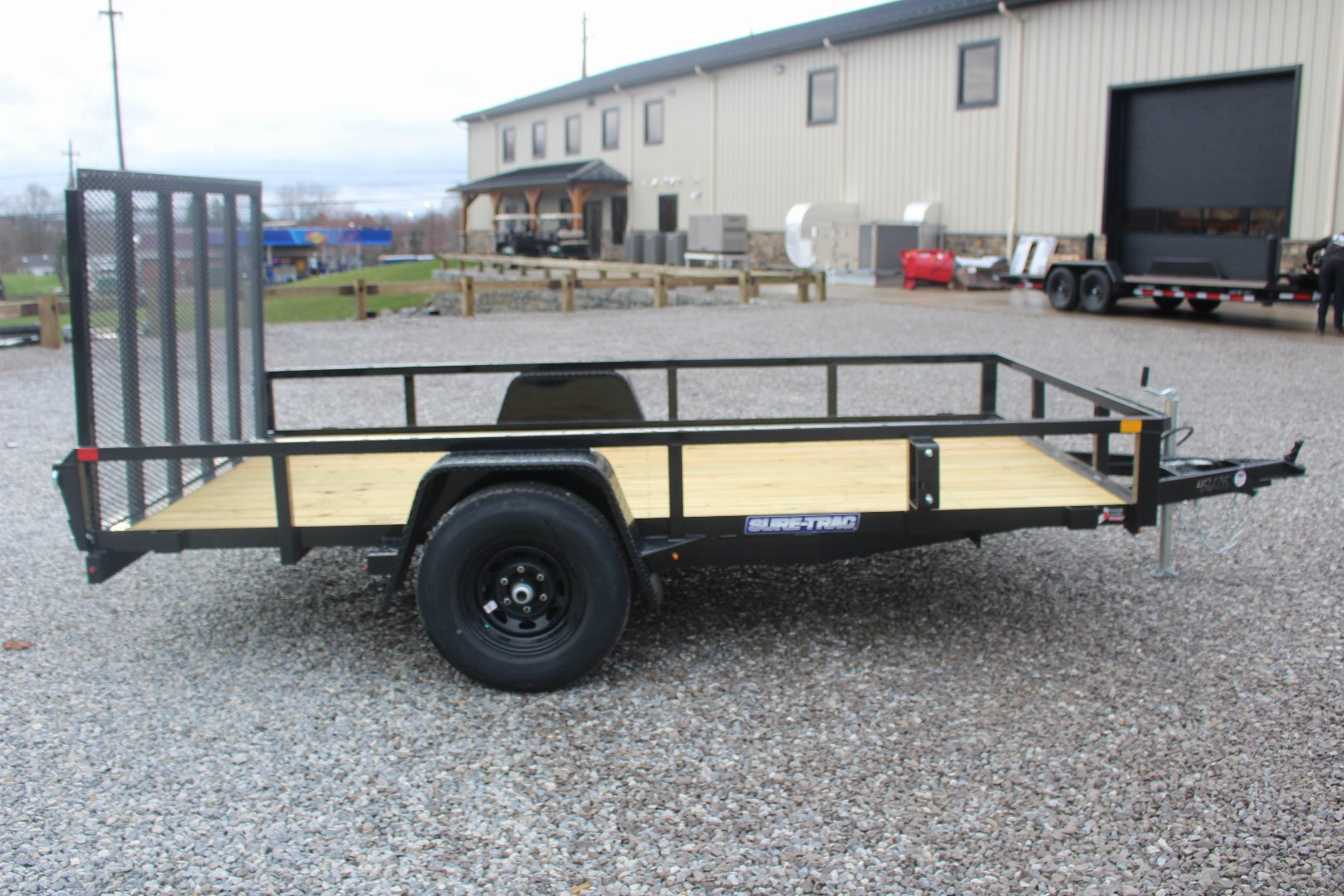 New 2025 Sure-Trac 7' x 12' Single Axle Tube Top Utility Trailer - 5000# GVW