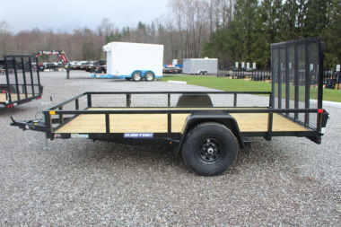 New 2025 Sure-Trac 7' x 12' Single Axle Tube Top Utility Trailer - 5000# GVW