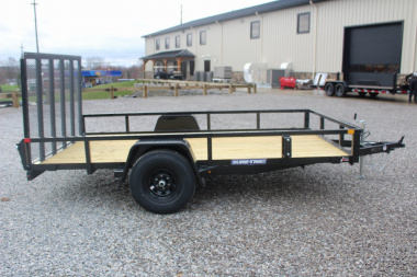 New 2025 Sure-Trac 7' x 12' Single Axle Tube Top Utility Trailer - 5000# GVW