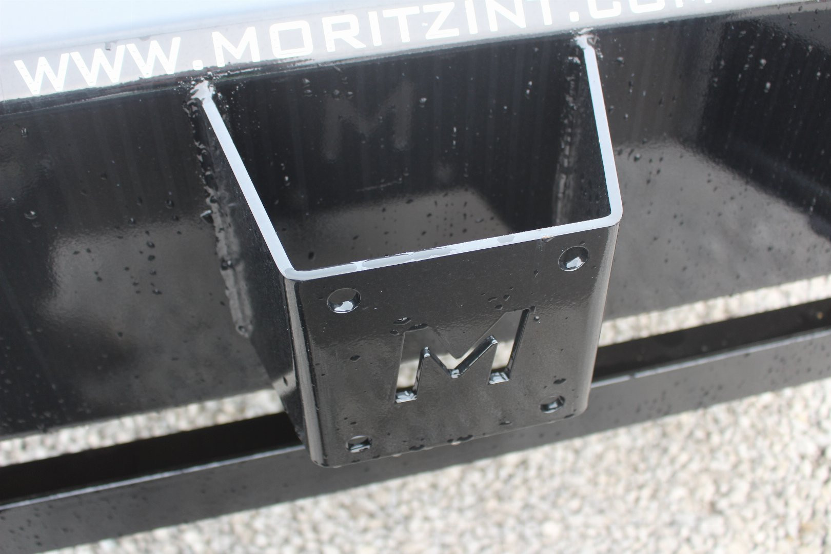 New 2025 Moritz 8' 6" x 20' + 4' Deckover Flatbed w/ Beavertail - Aluminum Ramps - 16,000# GVW