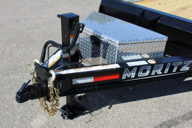 New 2025 Moritz ELBH 7' x 20' Low Pro - Aluminum Ramps - Equipment Trailer - 14000# GVW