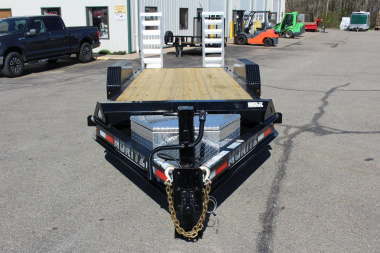 New 2025 Moritz ELBH 7' x 20' Low Pro - Aluminum Ramps - Equipment Trailer - 14000# GVW