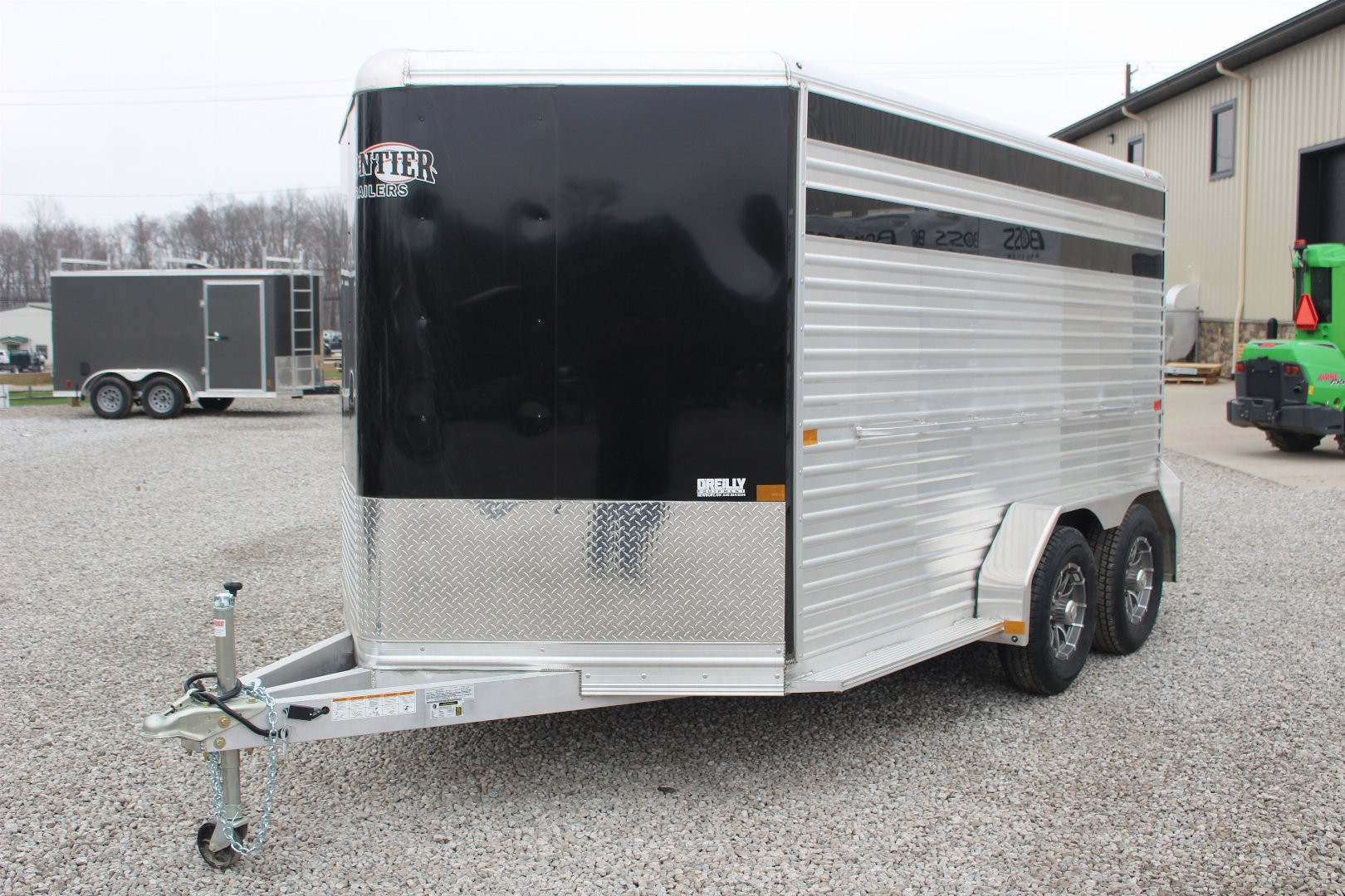 New 2025 Frontier Trailers 7' x 16' Livestock Trailer - 9990# GVW