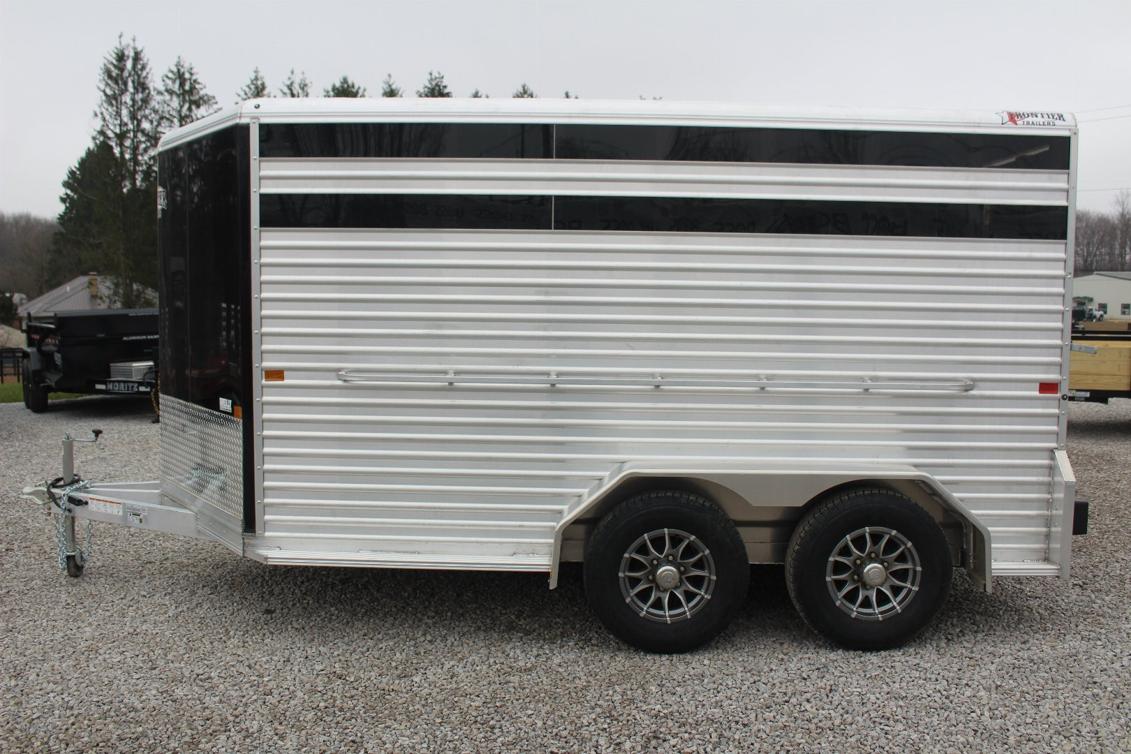 New 2025 Frontier Trailers 7' x 16' Livestock Trailer - 9990# GVW