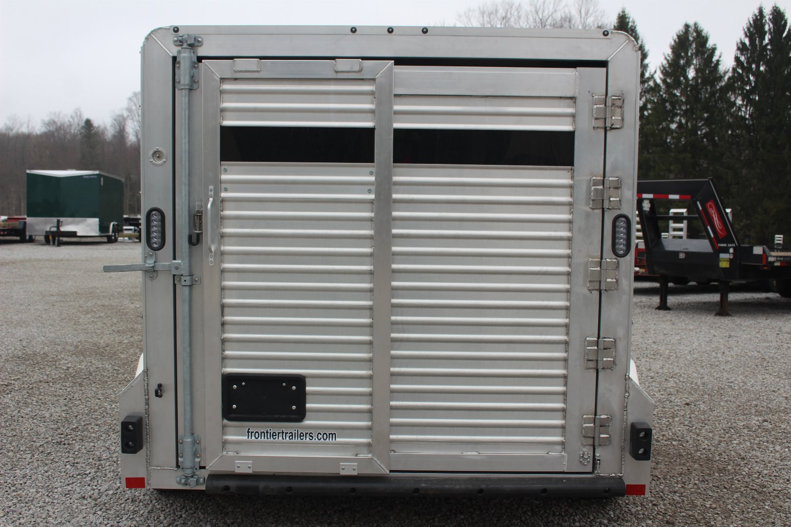 New 2025 Frontier Trailers 7' x 16' Livestock Trailer - 9990# GVW