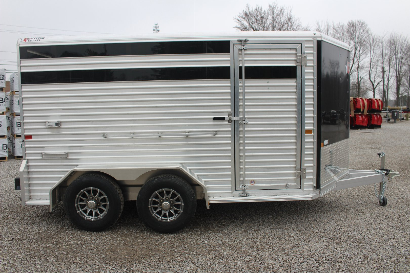 New 2025 Frontier Trailers 7' x 16' Livestock Trailer - 9990# GVW