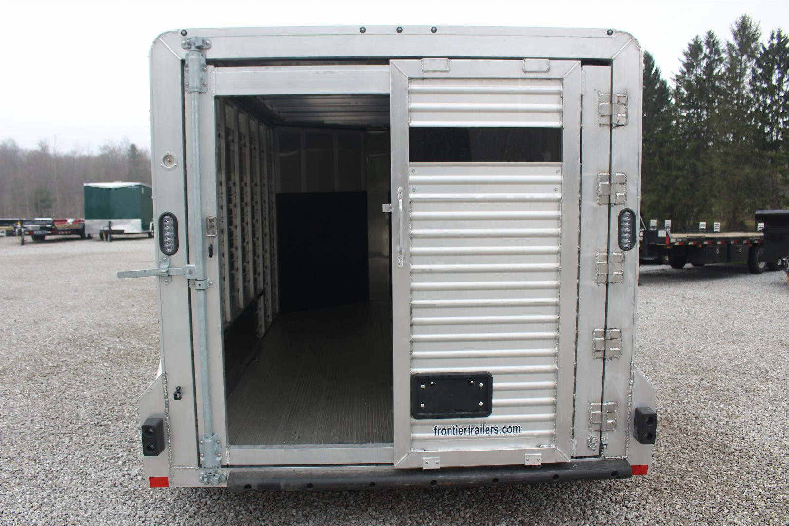 New 2025 Frontier Trailers 7' x 16' Livestock Trailer - 9990# GVW