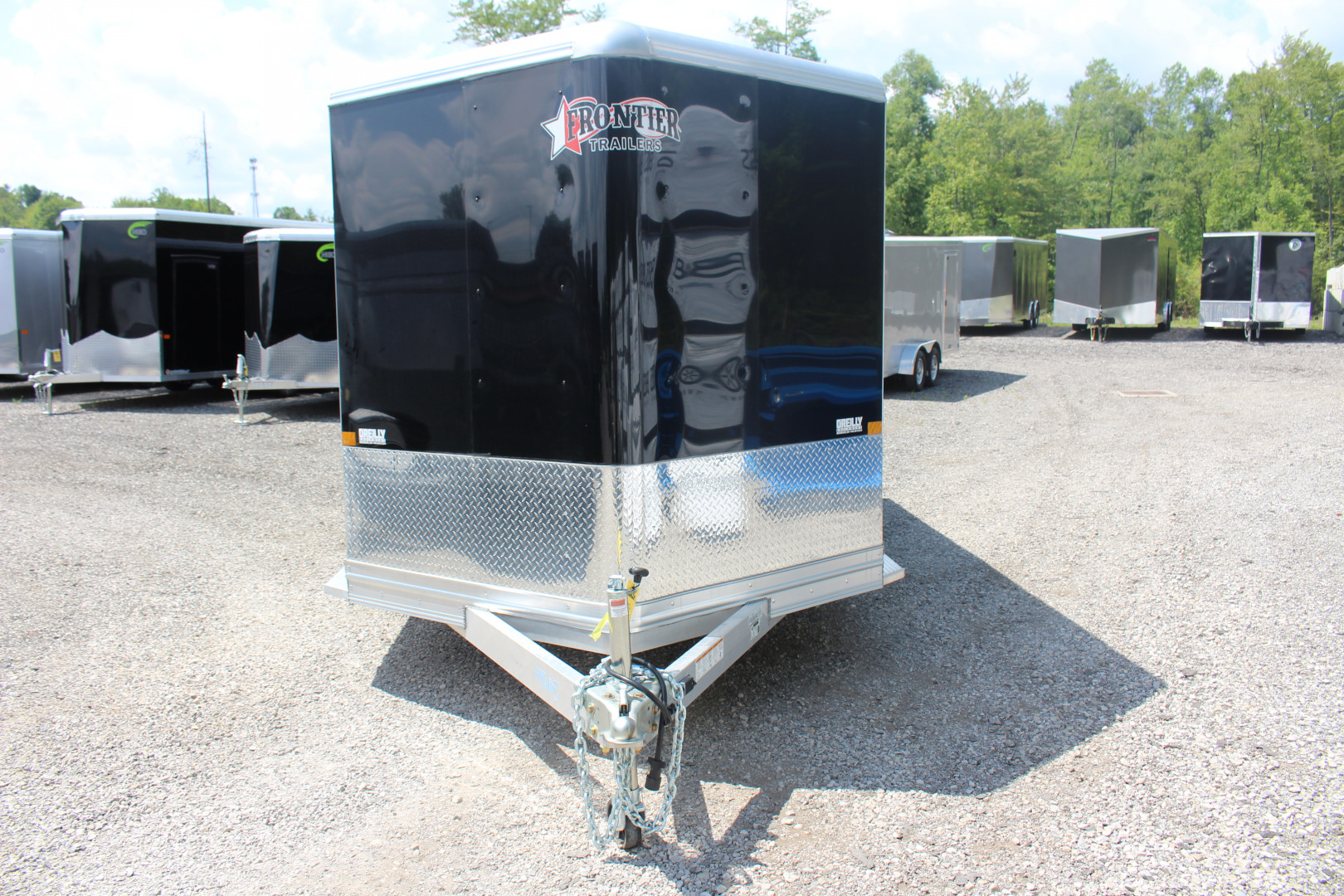 New 2025 Frontier Trailers 7' x 16' Livestock Trailer - 9990# GVW