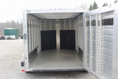 New 2025 Frontier Trailers 7' x 16' Livestock Trailer - 9990# GVW