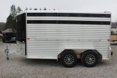 New 2025 Frontier Trailers 7' x 16' Livestock Trailer - 9990# GVW
