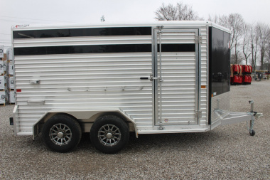 New 2025 Frontier Trailers 7' x 16' Livestock Trailer - 9990# GVW
