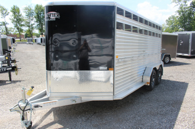 New 2025 Frontier Trailers 7' x 16' Livestock Trailer - 9990# GVW