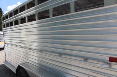 New 2025 Frontier Trailers 7' x 16' Livestock Trailer - 9990# GVW