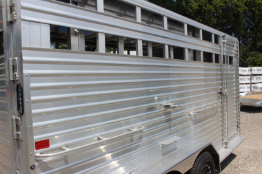 New 2025 Frontier Trailers 7' x 16' Livestock Trailer - 9990# GVW