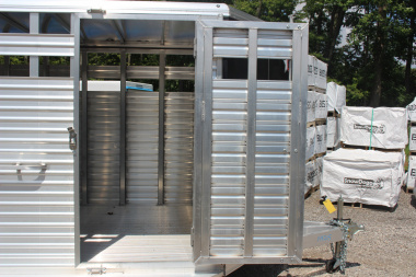 New 2025 Frontier Trailers 7' x 16' Livestock Trailer - 9990# GVW