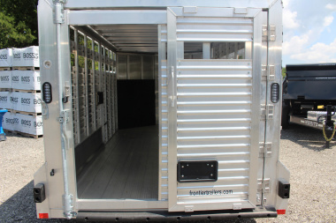 New 2025 Frontier Trailers 7' x 16' Livestock Trailer - 9990# GVW