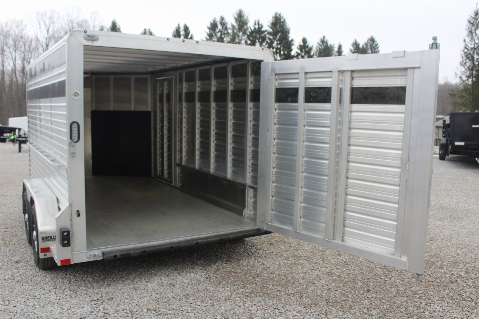 New 2025 Frontier Trailers 7' x 14' Livestock Trailer - 9990# GVW